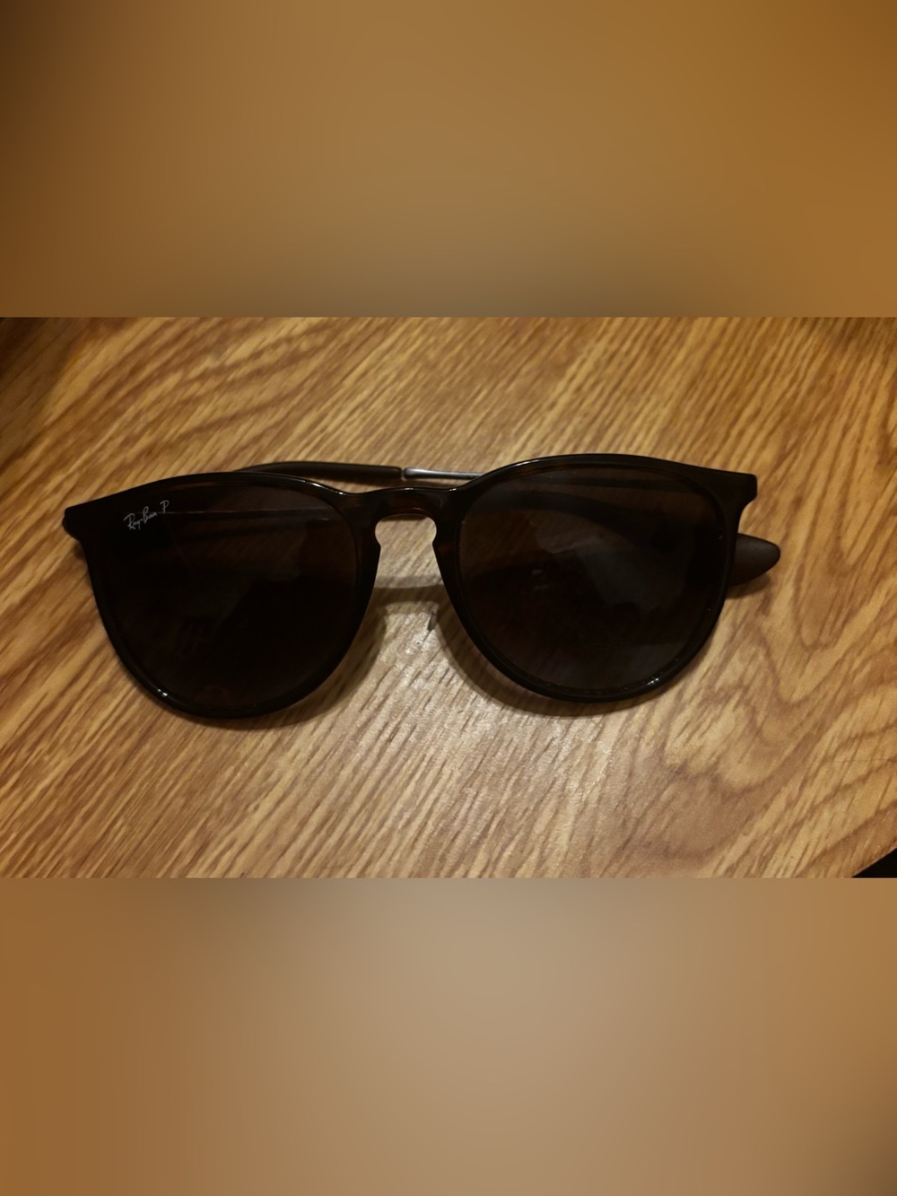 Ray-Ban Black Round-Style Sunglasses